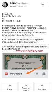 Contoh cara menghantar permohonan kerja melalui email yang baik dan betul. Cara Membuat Lamaran Kerja Email Pdf Di Hp Termudah Ruangdiary Com