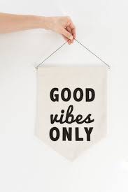 Do you love cute wall art? Good Vibes Only Canvas Banner Wall Hanging Quote Banner Etsy Hanging Quotes Canvas Banner Quote Diy