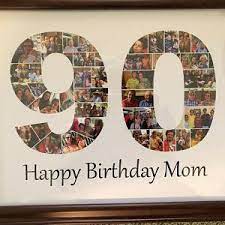 50th Birthday Photo Collage Gift Number Fifty Custom Photo Collage Anniversary Photo Collage 50th Birthday Party Photo Gift Digital Print Regalo Di Compleanno Mamma 50 Compleanno Foto Di Compleanno