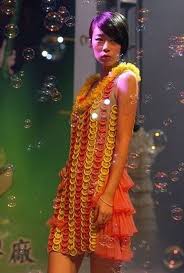 A Dress Made Of Condoms Runway