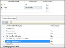 Working With Identity Column After Table Creation In Sql Server