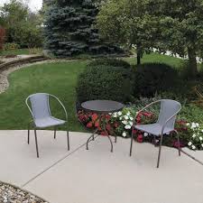 Backyard Creations Mirabel 59 Menards Table 24 Collection 3 Piece Bistro Set At Menards Outdoor End Tables Backyard Creations Outdoor Furniture Sets