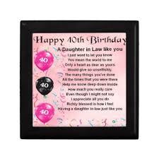 Check spelling or type a new query. Daughter In Law Poem 40th Birthday Keepsake Box Zazzle Com Niece Poems Daughter Poems Birthday Quotes For Daughter