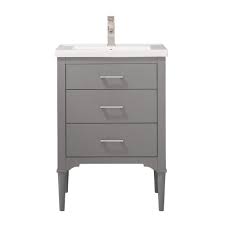 What are the shipping options for design element bathroom vanities? Design Element Mason 24 Single Sink Vanity In Gray Made With Solid Hardwood And Ceramic Undermount Sink Buy Bathroom Vanity Wholesale Bathroom Vanity Custom Cabinet Usa Product On Alibaba Com