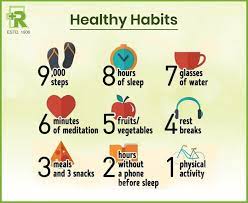 According to the centers for disease control and prevention (cdc), use of tobacco products is the most preventable cause of death in the united states. 9 Healthy Habits That Should Be Followed For A Healthy Lifestyle Frankross Healthyhabits Healthy Habits Health Awareness Healthy
