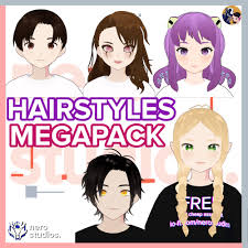 Vroid Hairstyles Set