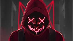 A collection of the top 40 4k neon wallpapers and backgrounds available for download for free. Red Mask Neon Eyes Neon Wallpaper Anime Wallpaper 1920x1080 Anime Wallpaper