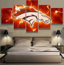 Denver Broncos Wall Art Cheap For Living Room Wall Decor Wall Decor Living Room Canvas Art Wall Decor Room Wall Decor