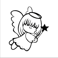 Pin By Kim Nguyen On Art Paper Angel Drawing Christmas Drawing Christmas Art