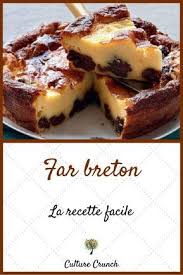 Epingle Par Souha Grich Sur Food And Drink Recette Dessert Recette Far Breton Recette
