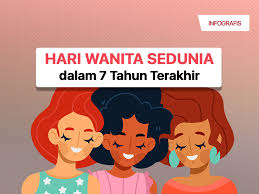 Ada acara bagi yang ingin mendengarkan wanita sukses membagikan cerita mereka. Infografis Hari Perempuan Sedunia Dalam 7 Tahun Terakhir