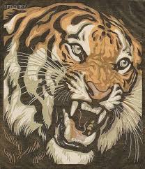 Nobertine Bresslern Roth Tiger Art Animal Art Art