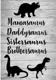 Family Dinosaur Svg Mamasaurus Svg Daddysaurus Svg Etsy Dinosaur Birthday Dinosaur Images Dinosaur