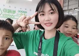 Heather enjoys many hours soaking up the game activity from the bleachers. A Shanghai Barista Leads Starbucks Partners Customers To Volunteer With Kids Each Month