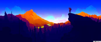 Feel free to use these pc gamer images as a background for your pc, laptop, android phone, iphone or tablet. Firewatch Video Game Sunrise In Mountains Hd Wallpaper Download