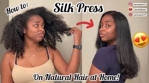 I have tried, and failed, to silk press my naturally curly hair numerous times. How I Get The Perfect Silk Press On My Natural Hair At Home Diy Tutorial