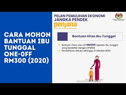Sila daftar sebelum 31 oktober 2020. Cara Memohon Bantuan Ibu Tunggal