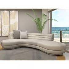 Sutton Sectional Sleek Contemporary Sofa Made In The Usa Curved Sofa Contemporary Sofa Design Contemporary Sofa