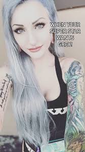 Grey?? , Yes!! Plus a mesh technique and it stays with no pulling! , This  color done with foils- tons- and conditioner