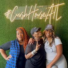 Getting ready for #essencefest 2024 with my boo's @zavielj @minonlive  #TheTripleThreats 😂 #jacquees #mainstage #crushhouseatl 🩷🩷🩷 #KariOn🩷