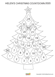 Well, today we offer countdown clock coloring page for you. Calendar For Christmas Giant Advent Calendar Kiddycharts Com