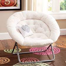 my perfect room would t be complete without a lounging are ivory sherpa hang a round chair pbteen mysuitesetupsweepstake round chair dorm chairs comfy chairs