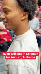 Ryan Williams, Jam Miller and Alabama football players are here for No. 1  Auburn vs. No. 2 Auburn 🏈🐘🏀 #rolltide #rtr #alabama #bama  #collegefootball #alabamafootball