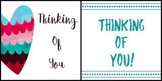 Free printable grocery lists, place cards, and canning labels! Free Printable Thinking Of You Cards Cultured Palate