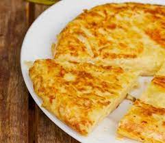 Frittata di spaghetti (spaghetti frittata), 1 1/2 c. Frittata Di Patate Con Mozzarella E Mortadella Senza Uova