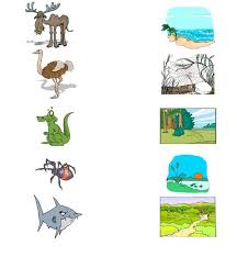 Free Printable Animal Habitat Worksheet 5 Crafts And Worksheets For Preschool Toddler And Kindergarten Animal Habitats Animal Worksheets Habitats