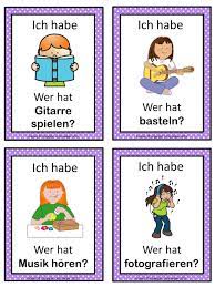 German Version Of The I Have Who Has Game This German Game Can Be Played To Introduce And P Free Time Activities Activities For Teens Time Activities
