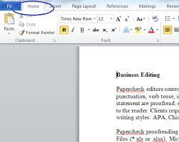 Microsoft Table Of Contents Word 2010