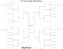 16 Team Single Elimination Bracket Generator