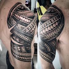 In fact, many guys look at tribal tattoo designs first when. 75 Half Sleeve Tribal Tattoos For Men Masculine Design Ideas
