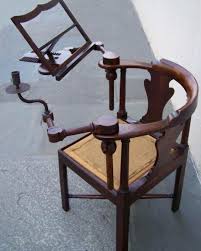 18th Century Mahogany Metamorphic Reading Chair With Detachable Book Holder And Swivel Candle Arm Reading Chair Chair Book Holders