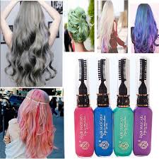 Hot New 10 Colors Gray Hair Color Professional Highlights Streaks Temporary Hair Color Spray Blue H Grey Hair Color Hair Color Spray Temporary Hair Color Spray