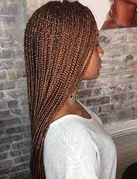 Long Golden Brown Micro Braids Small Box Braids Hairstyles Brown Box Braids Box Braids Hairstyles