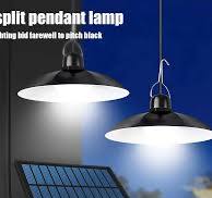 Solar Pendant Light with Double Head Shed Light Waterproof 4800mAh Remote Solar Powered Hanging Spotlight for Garden Yard Garage - AliExpress 39