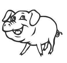 The kids will love these fun santa coloring pages. Free Printable Pig Coloring Pages For Kids Animal Place