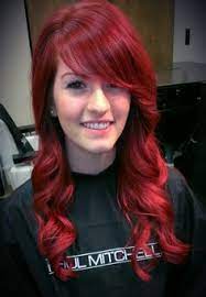 Vibrant Red Hair Color By Kayla Brengman