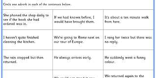 Specifically designed for year 5 and year 6, this resource can also be used for year 3 and year 4 depending on the pitch of the lesson. Identifying Adverbs Ks1 And Ks2 Spag Test Practice Classroom Secrets