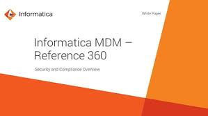 Maybe you would like to learn more about one of these? Reference 360 Informatica Mdm