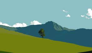 #mountain #mountains #mountain landscape #vertical landscape #dramatic landscape #dramatic sky #moon #adventure #wanderlust #explore #wilderness #forest #national forest #nature #nature lover #nature lovers #hike want to see more posts tagged #mountain landscape? Wallpaper 3969x2309 Px Blue Green Landscape Minimalism Mountains Simple 3969x2309 Goodfon 1264237 Hd Wallpapers Wallhere