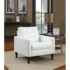 White Faux Leather Accent Chair Walmart Com In 2020 Accent Chairs White Accent Chair Furniture