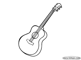 Guitar Image To Trace For Guitar Quilt Coloring Pages Super Coloring Pages Guitar Drawing
