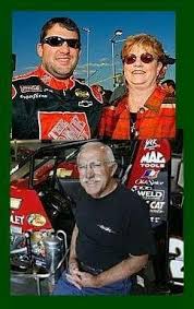 Tony And Parents Tony Stewart Tony Stewart Racing Tony