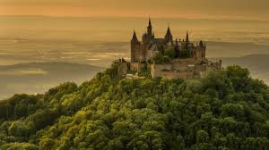 High resolution desktop wallpapers 1920x1080. Wallpaper Germany Hohenzollern Castle Castle Hill Cities 1920x1080