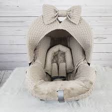 Custom Boutique Taupe Waffle Weave Car Seat Cover Comes With Etsy Car Seats Carseat Cover Baby Car Seats