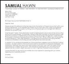 Keep your cover letter short and sweet. Project Accountant Cover Letter Sample Cover Letter Templates Examples