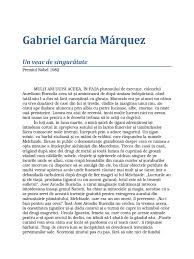 Festivalul de film de la veneţia, la start! Gabriel Garcia Marquez Un Veac De Singuratate